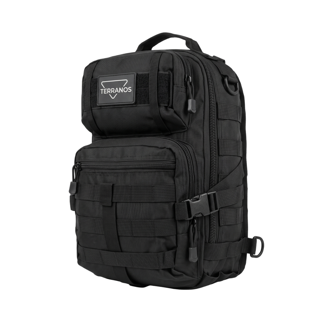 Taktyczna torba na ramię MOLLE wodoodporna, plecak military taktyczny TERRANOS MISSIONCRATE