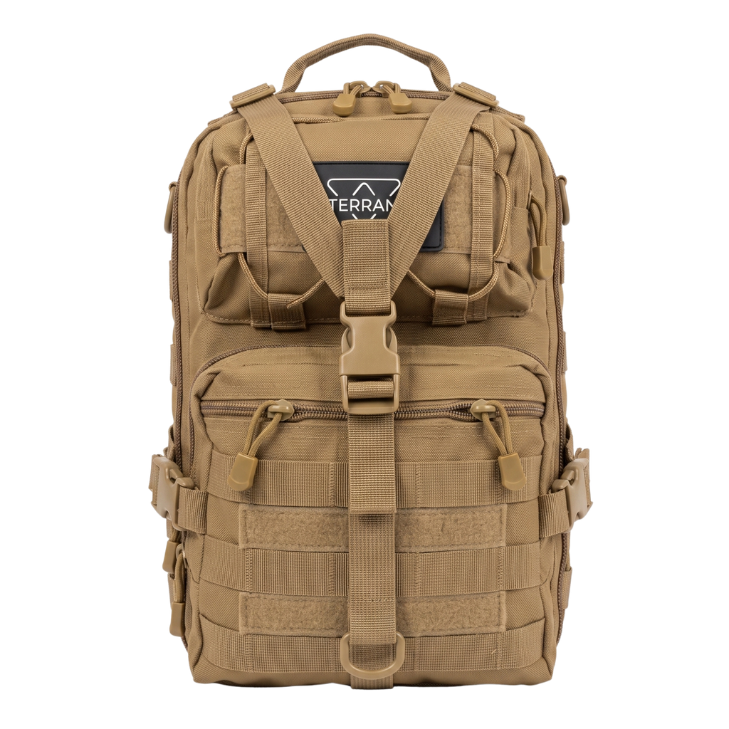 Taktyczna torba na ramię MOLLE wodoodporna, plecak military taktyczny TERRANOS MISSIONCRATE