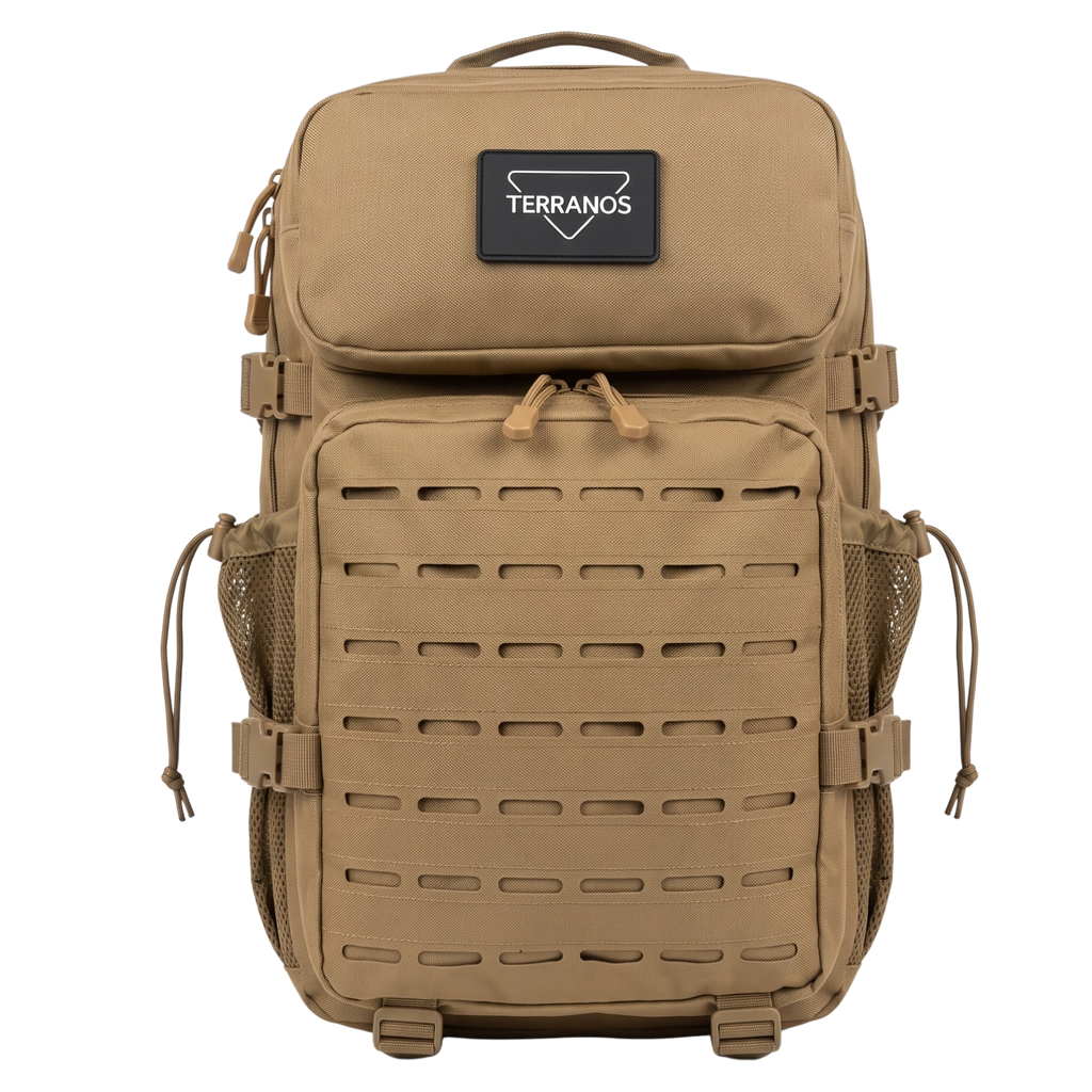 Taktyczny plecak turystyczny MOLLE wojskowy 45l trekingowy, sportowy TERRANOS DARKCANYON