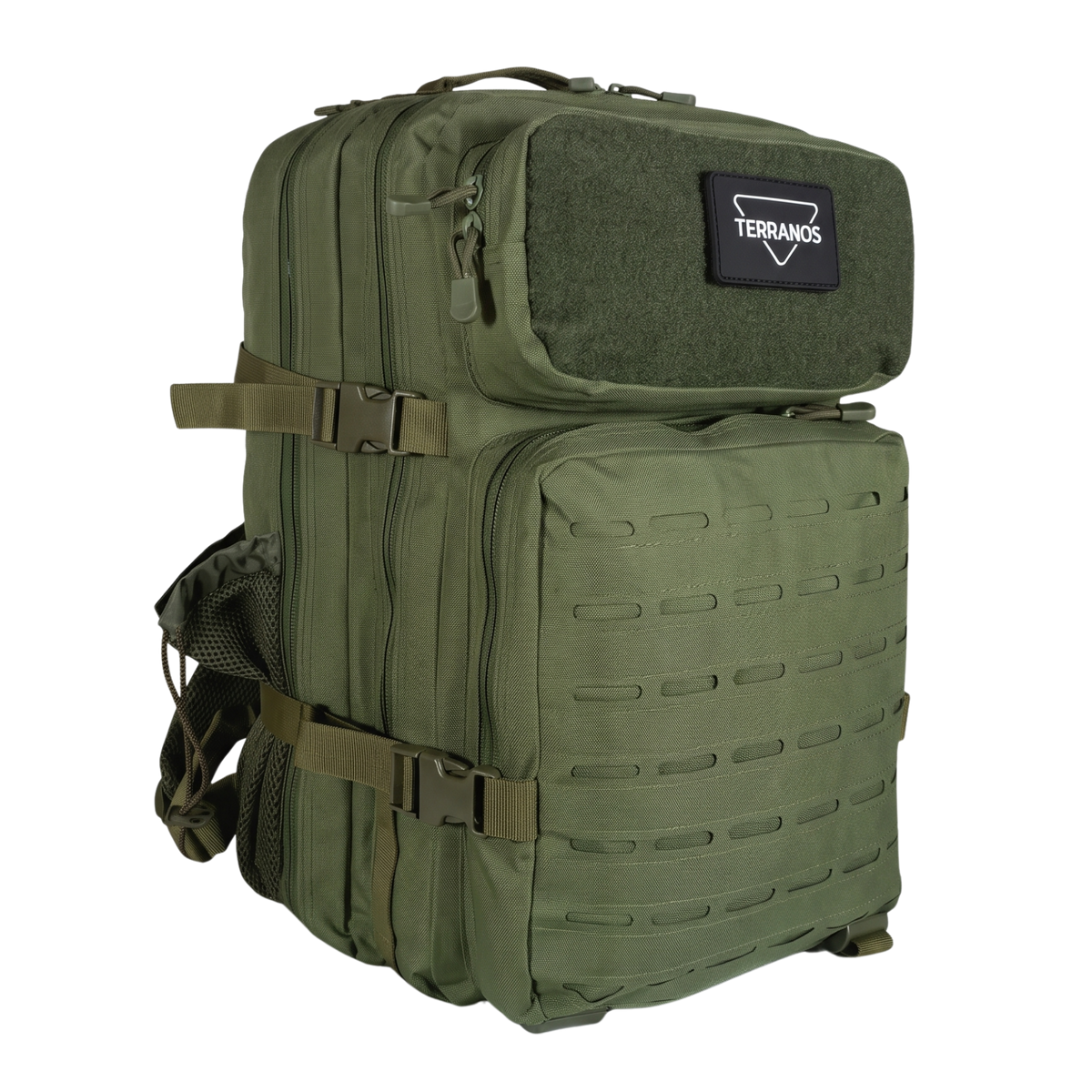 Taktyczny plecak turystyczny MOLLE wojskowy 45l trekingowy, sportowy TERRANOS DARKCANYON